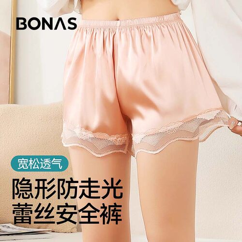 蕾丝边安全裤防走光夏季薄款