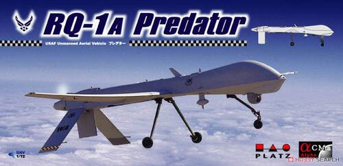 PLATZ 拼装 1/72 RQ-1A 捕食者 无人侦察机 AC-1 现货