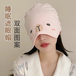 月子帽春秋纯棉A类孕妇产后出院防风帽大头围月子护额头巾睡眠帽