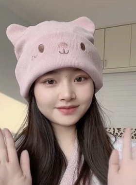 月子帽子春秋双层产后秋冬孕产妇帽棉坐月子加厚防风产后用品女大