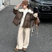 90白鸭绒洋气女孩加厚免洗外套 儿童冬装 女童羽绒服冬季 2025年新款