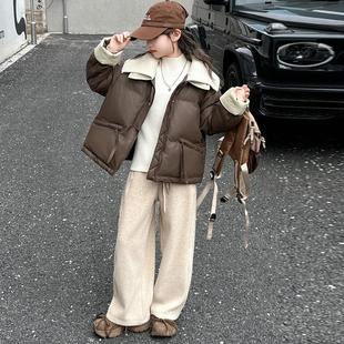 女童羽绒服冬季2025年新款儿童冬装90白鸭绒洋气女孩加厚免洗外套