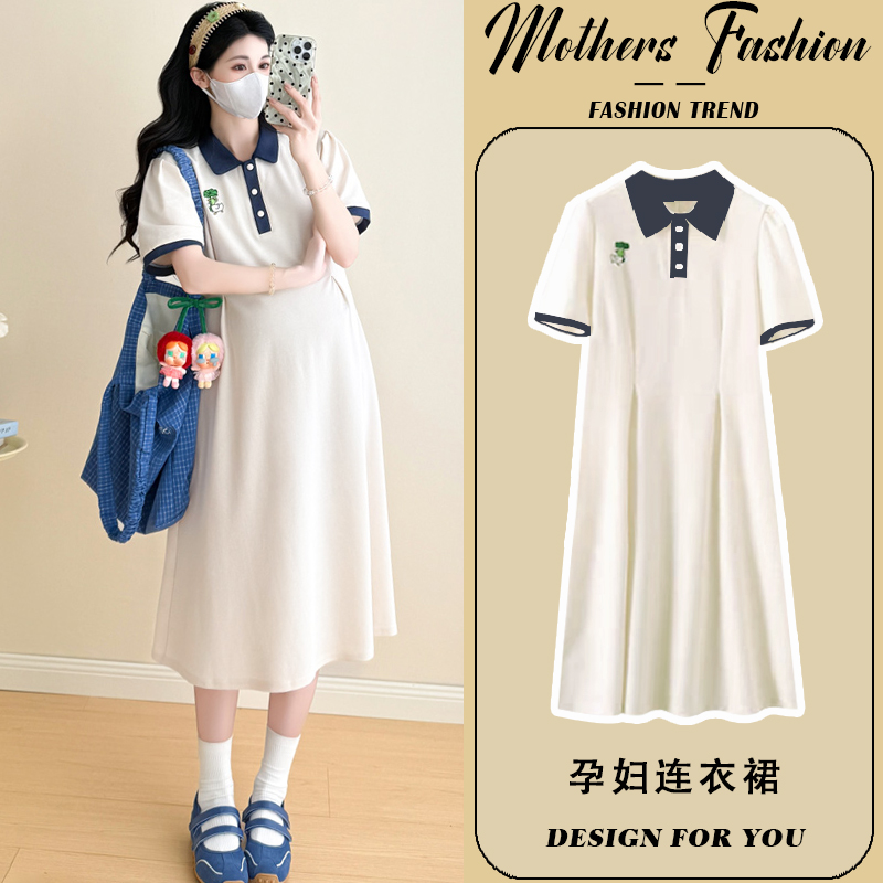 孕妇连衣裙夏2025新款