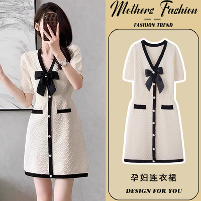 孕妇连衣裙夏2025新款