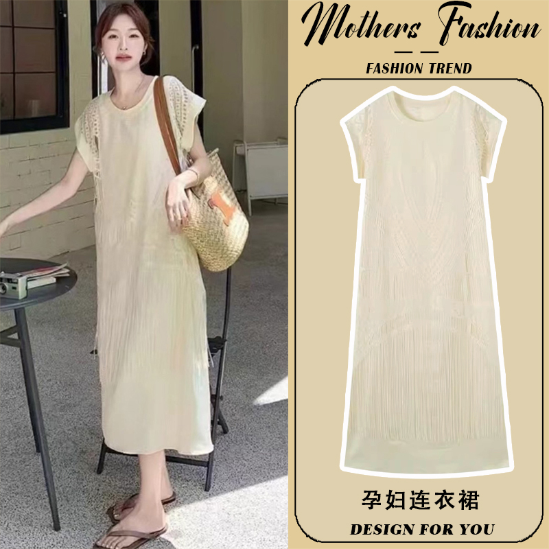 孕妇连衣裙夏季2025新款时尚气质