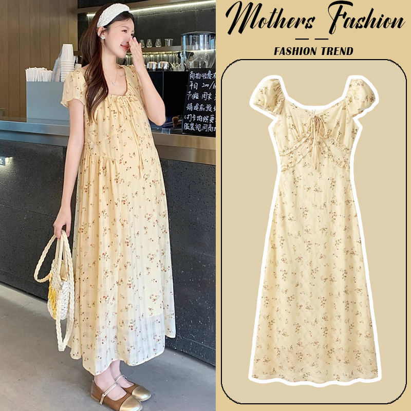孕妇连衣裙夏季2025新款