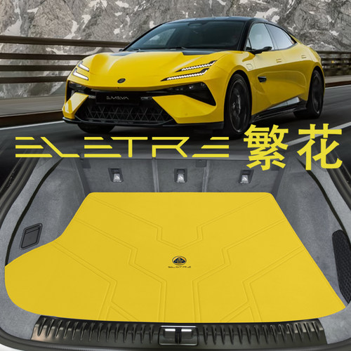 路特斯emeya繁花真皮后备箱垫