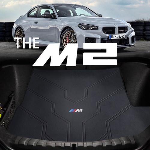 适配宝马M2后备箱垫25款m2 g87 m240i g42专用内改装饰真皮尾箱垫