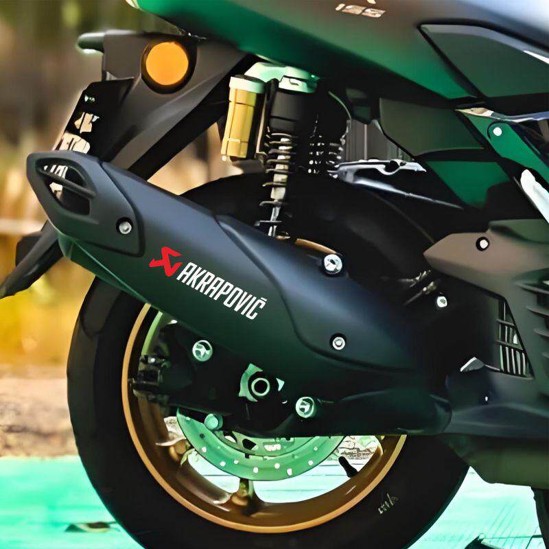 适用于雅马哈NMAX155天蝎排气管品牌logo车贴纸拉花版画反光车贴