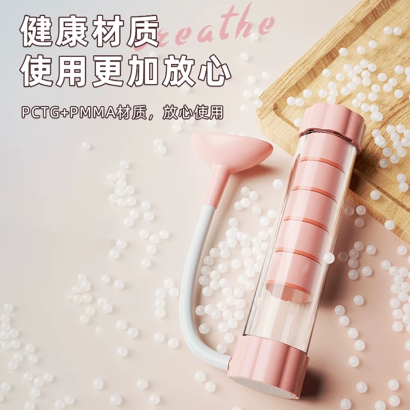 呼吸哑铃锻炼肺活量瘦脸部马甲线