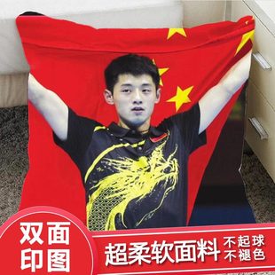 中国乒乓张继科公仔抱枕玩偶周边墙贴应援贴画办公室小摆件装饰品