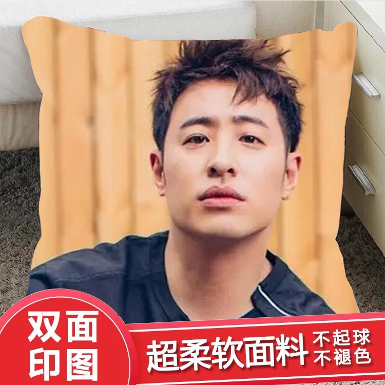 潘玮柏抱枕玩偶演唱会周边双面手办车载靠枕海报贴纸同款摆件礼物