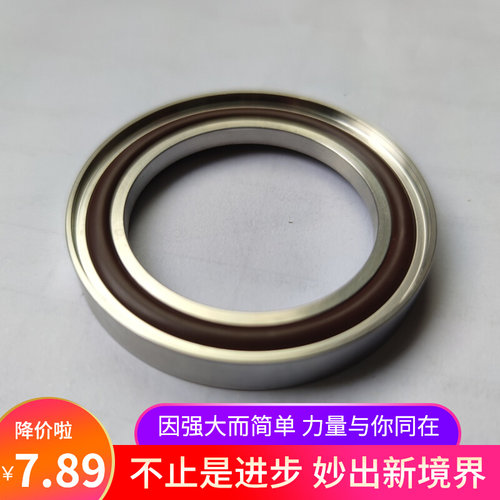 KF不锈钢接头 中心支架 +O型氟橡胶圈+8MM外环套 真空垫片密封圈