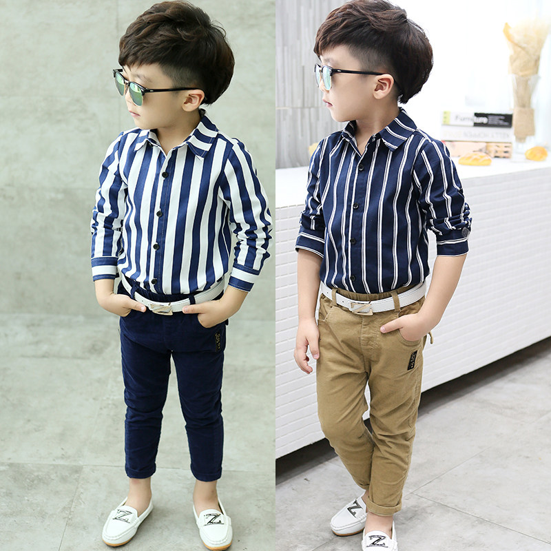 Chemise garcon à manche longue - Ref 2074802 Image 1