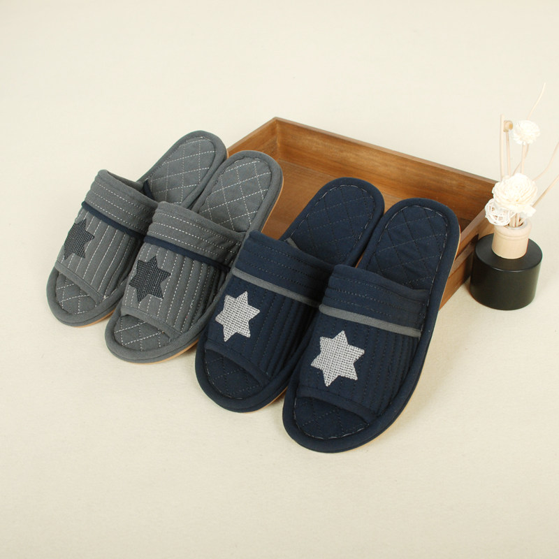 雅格布艺男拖鞋双层加厚牛筋底地板地砖四季棉布家居鞋静音可机洗,居家布艺,居家凉拖/凉鞋,淘宝优惠券,粉丝福利购,淘宝优惠卷