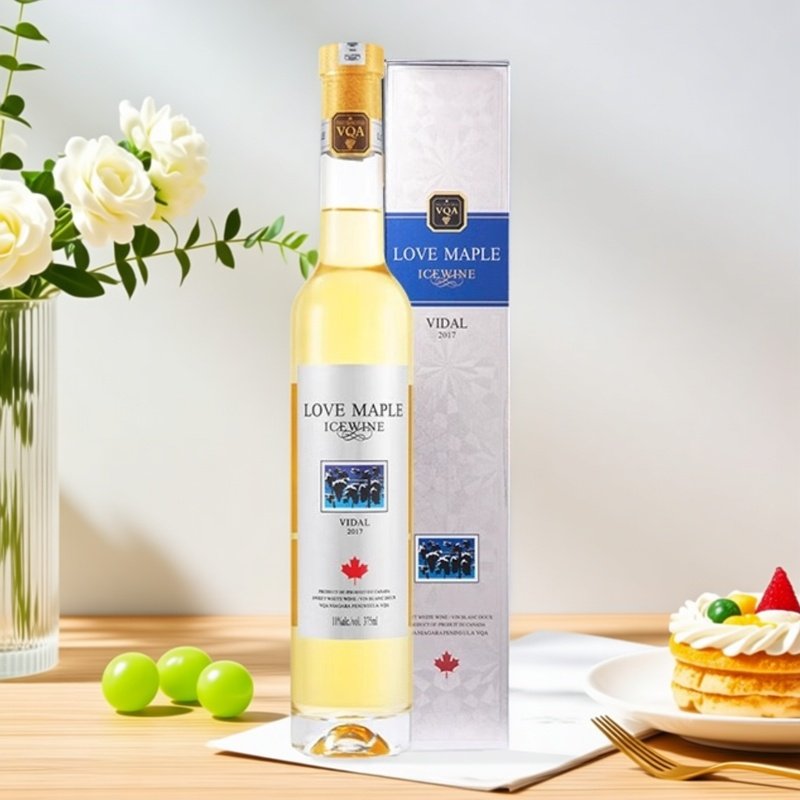 双支配盒 加拿大冰酒375ml 爱晚枫威代尔白冰葡萄酒 派利特瑞 VQA