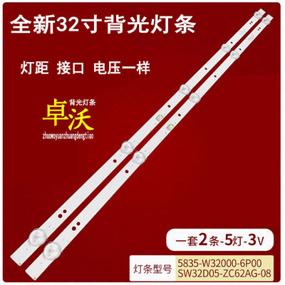 创维32E1A电视液晶灯条