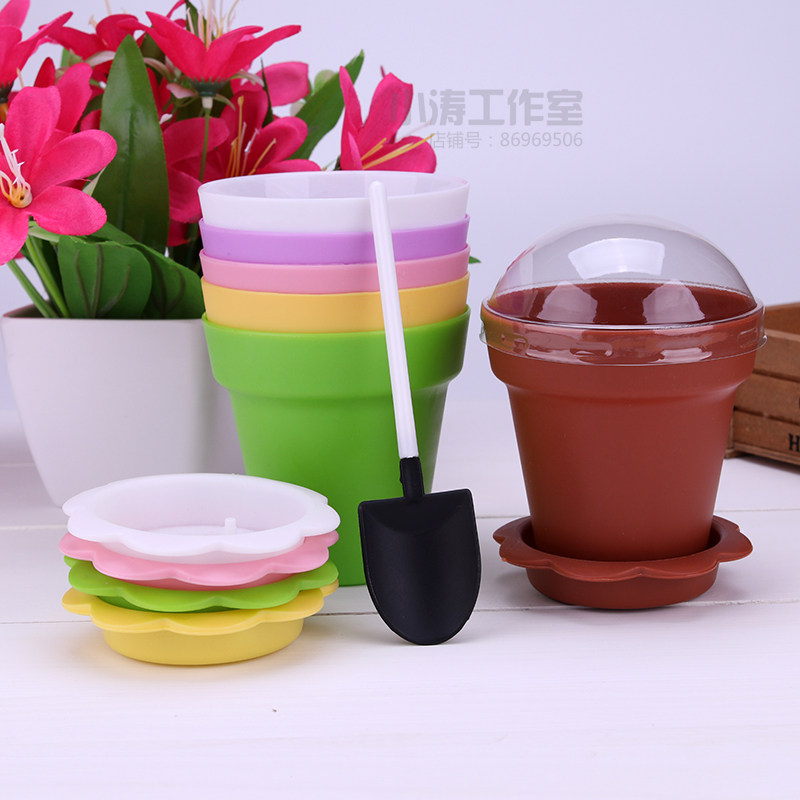 盆栽花盆蛋糕杯价格 盆栽花盆蛋糕杯图片 星期三