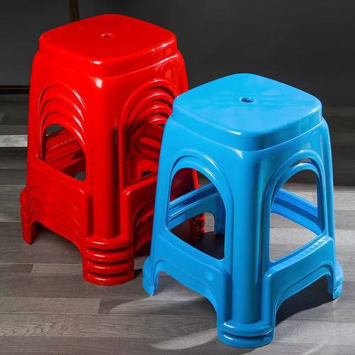 圆凳子塑料椅子客厅经济型胶凳