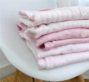 棉花糖三层棉纱无捻长袖 云朵般柔软裸感家居服 纱布女士睡衣