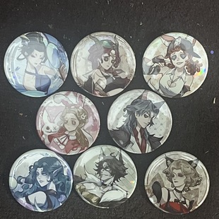 【明谷日本同人授权】二创第五人格第三弹徽章吧唧小女孩拉拉队员