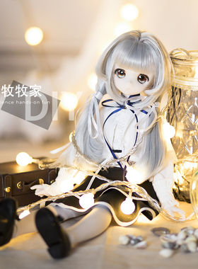 莉莉bjd VOLKS SD DDMDD 1/3 1/4蟑螂窝双马尾可爱少女假发假毛