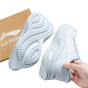 李宁越影5反光缓震保护跑鞋女款2025冬季新款运动专业比赛运动鞋