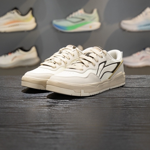 李宁COMMON 80S板鞋男款2026春季新款男士休闲鞋运动鞋厚底小白鞋