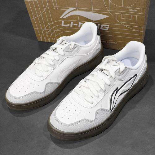 李宁板鞋男款2025夏季新款经典时尚潮流轻便百搭运动鞋子AGCV177