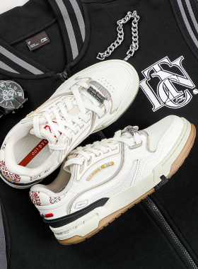 李宁001 BTC 3经典休闲鞋男女鞋2025秋季新款时尚潮流板鞋运动鞋