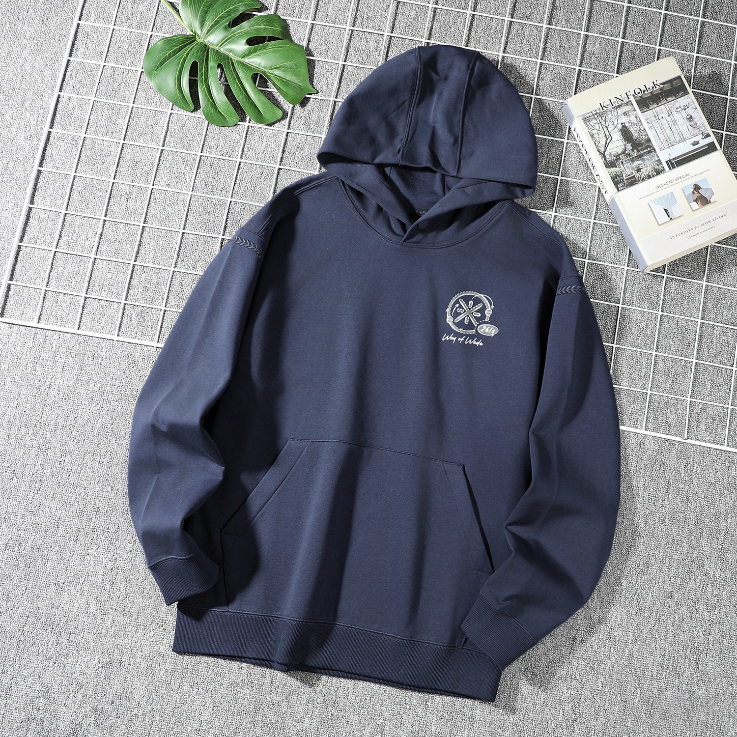 李宁韦德卫衣男款2026春季新款男士运动跑步保暖防风休闲连帽外套