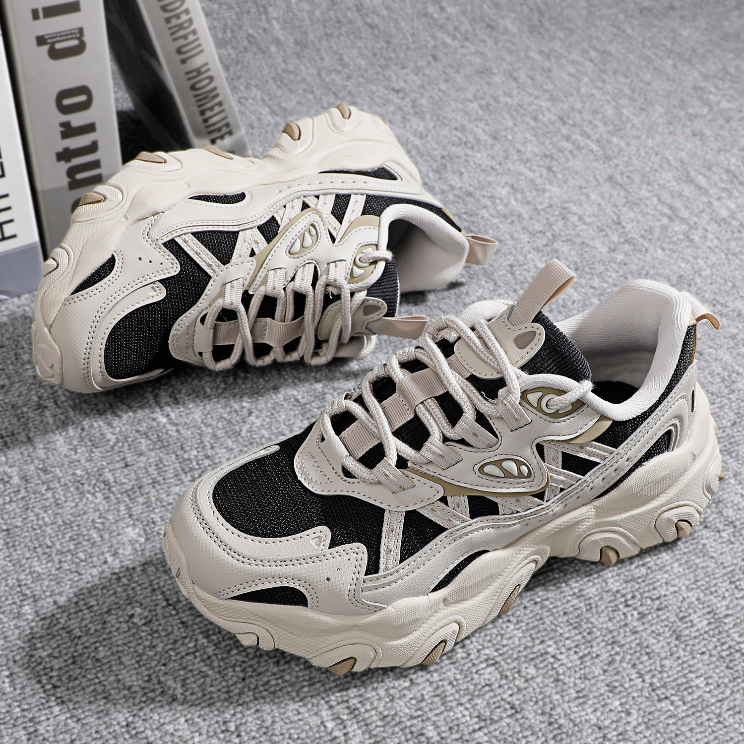 李宁猫爪lite3防滑耐磨轻便低帮运动休闲鞋女2025冬季新款运动鞋