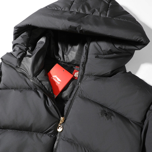 李宁中国文化系列故宫联名鸭绒短羽绒服男款2026春季新款保暖外套