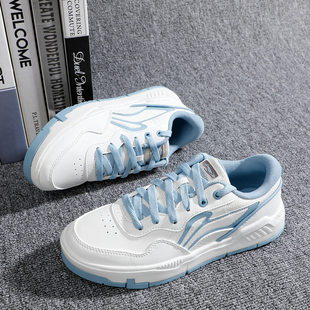 李宁COMMON 80s板鞋女款2026春季新款女士运动鞋潮流休闲鞋小白鞋