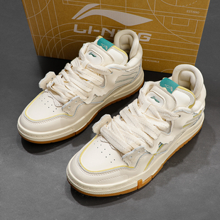 休闲运动鞋 本PRO女子舒适软弹滑板文化鞋 高帮特别故事版 李宁板鞋