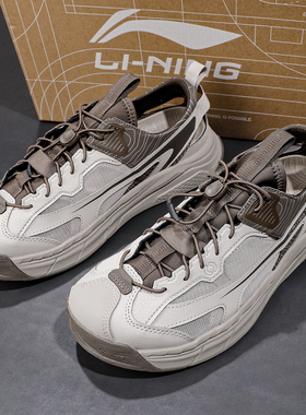 李宁凉鞋男款2025夏季新款时尚百搭软底防滑轻便运动凉鞋AGUV017