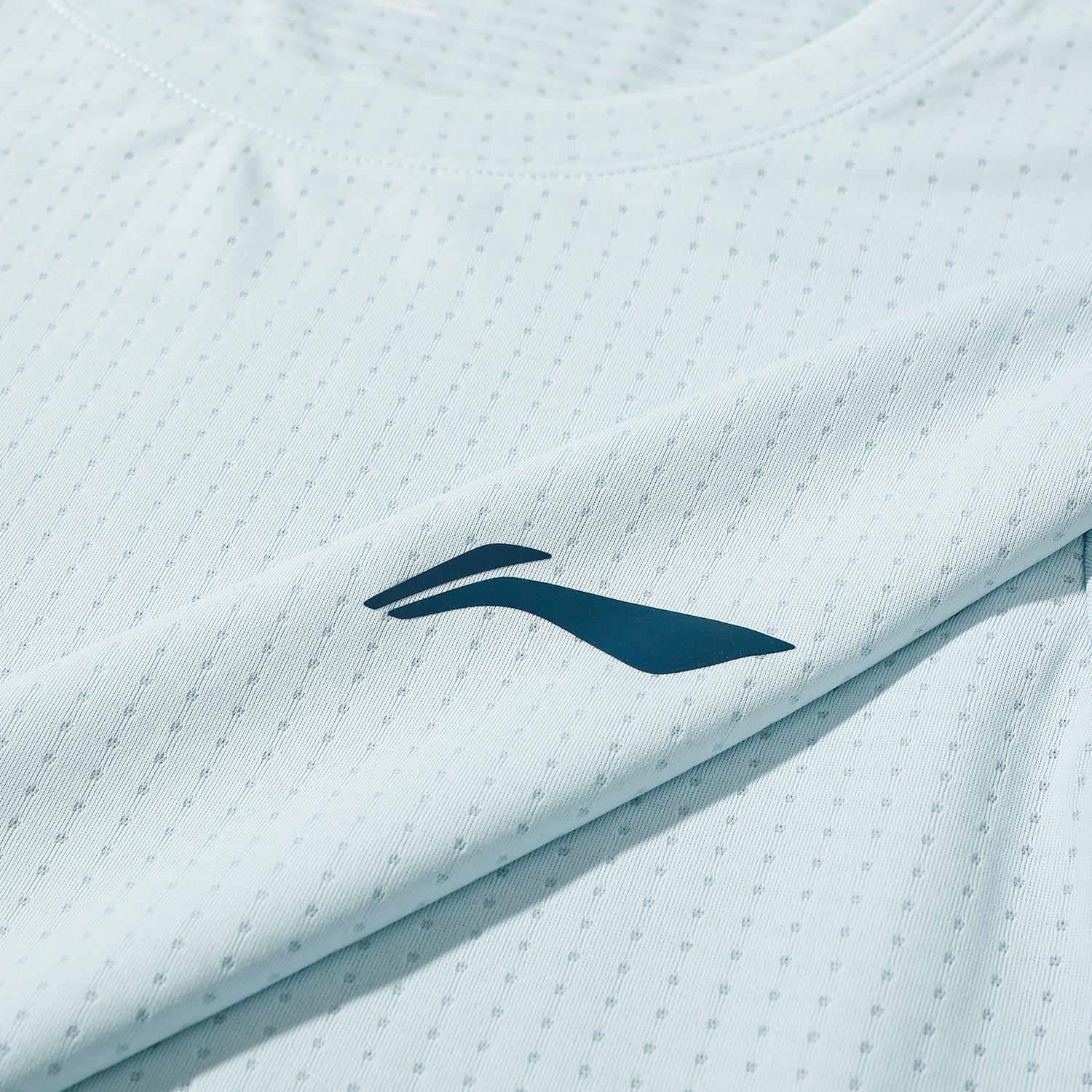 李宁短袖男2025夏季新款专业跑步系列反光速干舒适运动T恤ATSV471