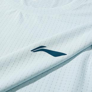 专业跑步系列反光速干舒适运动T恤ATSV471 新款 李宁短袖 男2025夏季