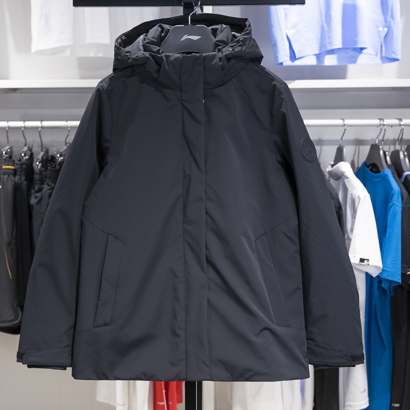 李宁风衣羽绒服男女同款