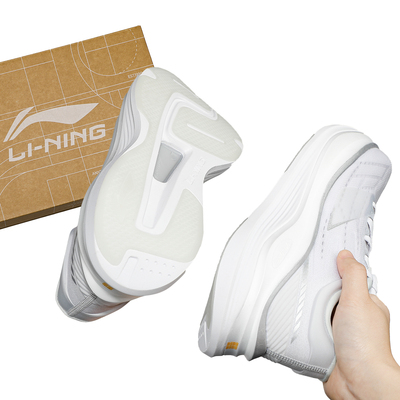 李宁越影5PRO反光轻量高回弹缓震保护跑鞋男鞋2025秋冬防滑跑步鞋
