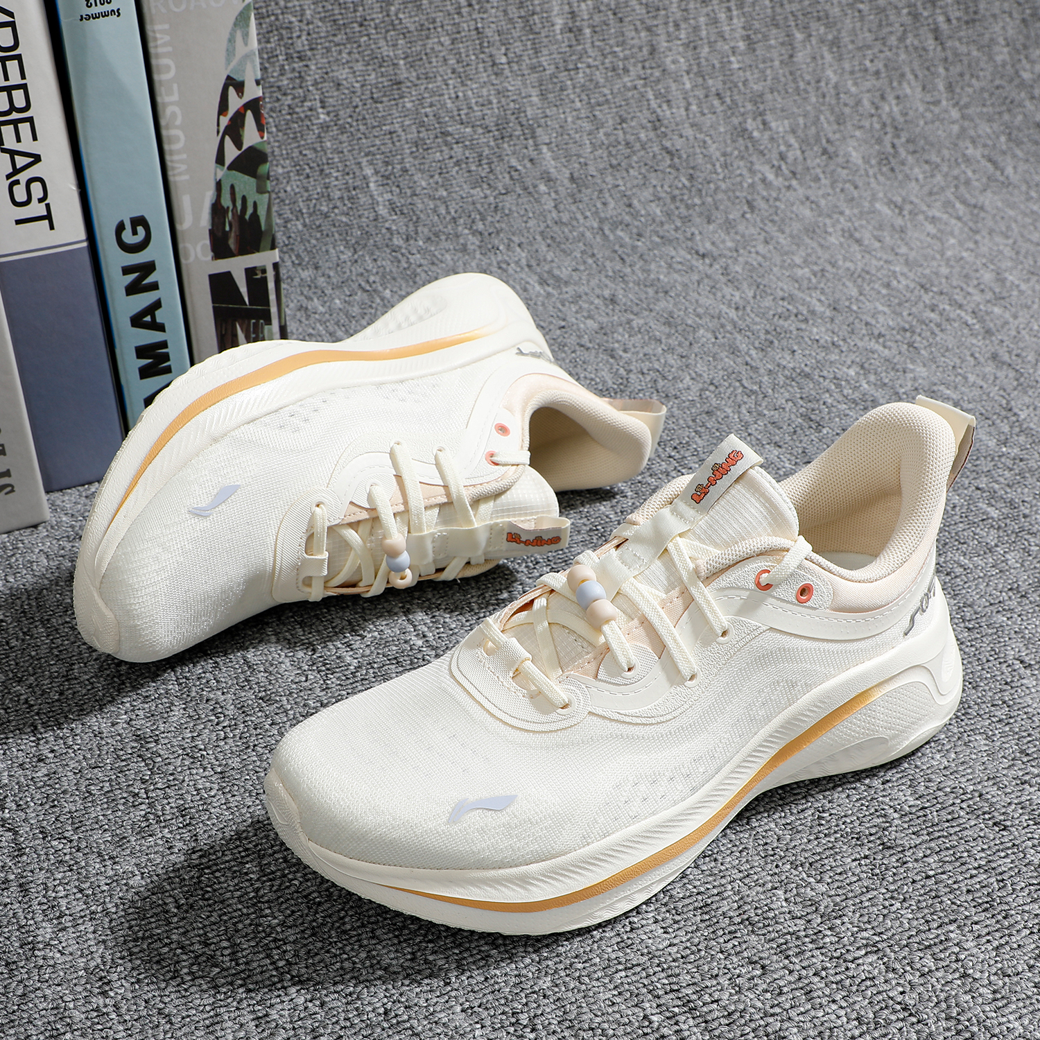 李宁运动鞋女2025秋季新款SOFT COOL 2透气百搭潮流休闲鞋AGLV040