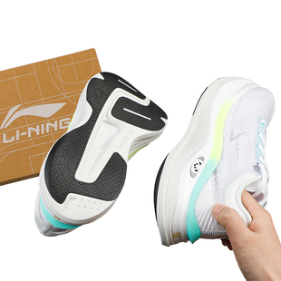 李宁越影5PRO跑步鞋女款2025秋季新款网面耐磨防滑软底比赛运动鞋