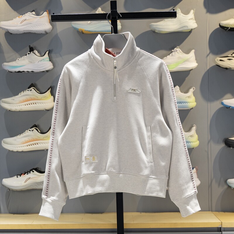 李宁故宫联名女子套头卫衣2026春季新款新年款本命年百搭宽松上衣