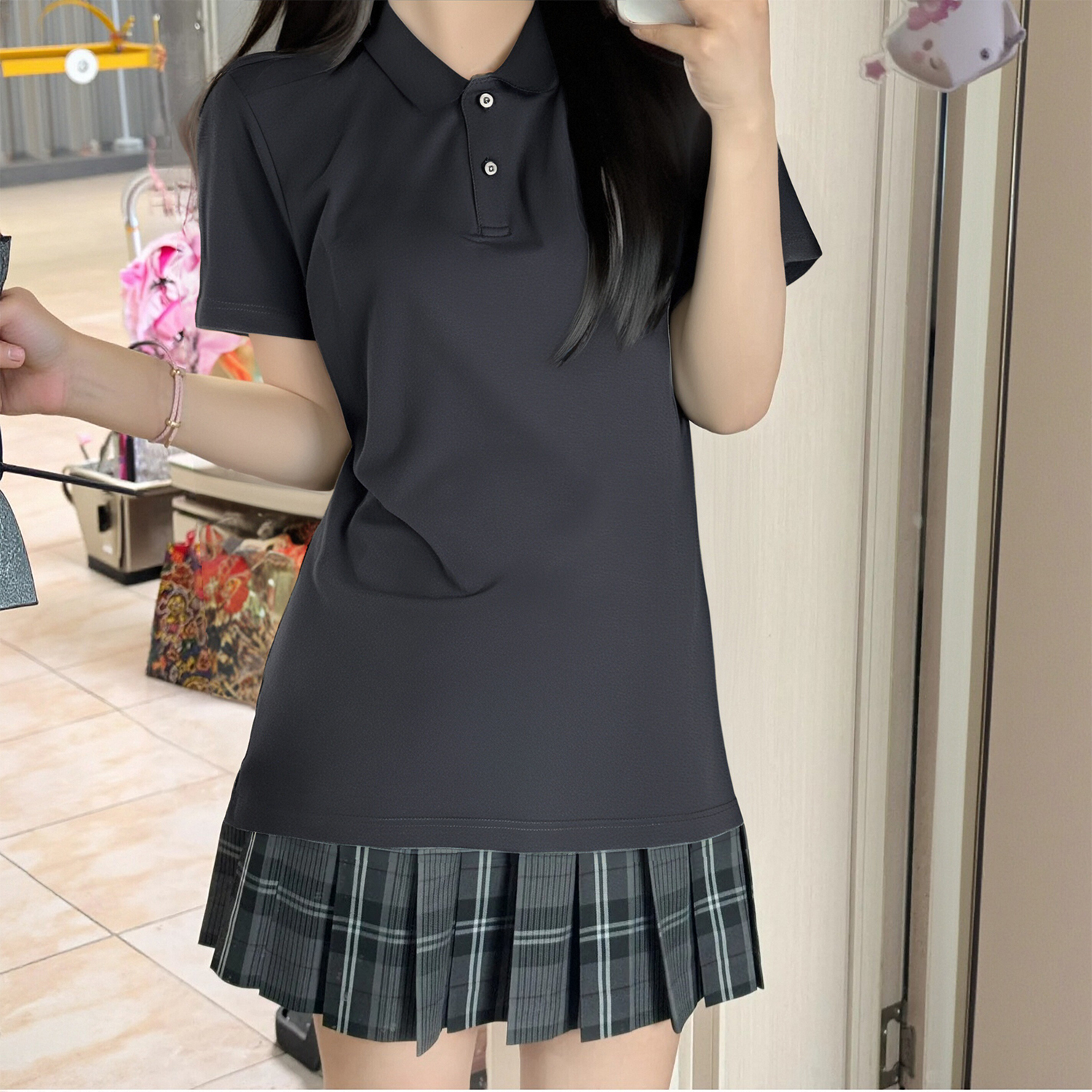 李宁polo衫短袖T恤男女2025夏季新款宽松休闲透气吸汗半袖APLU117