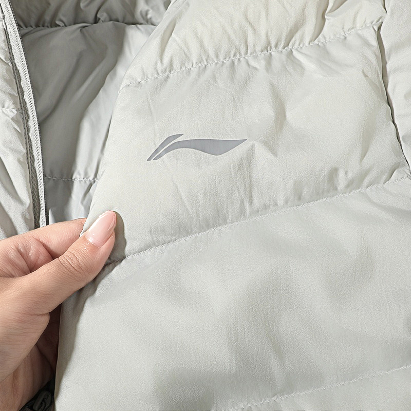 李宁健身系列修身鸭绒短羽绒服男款2025冬季新款百搭保暖运动上衣