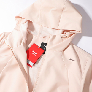 李宁外套女款2026春季新款商场同款运动保暖跑步女士连帽防风风衣