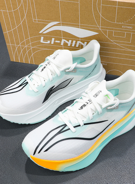 李宁飞电6c跑鞋女款2026春季新款女士专业碳板减震跑步鞋运动鞋子