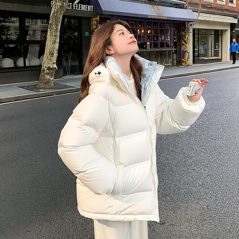 李宁鸭绒运动短款羽绒服女款2025冬季新款防泼水保暖连帽夹克上衣