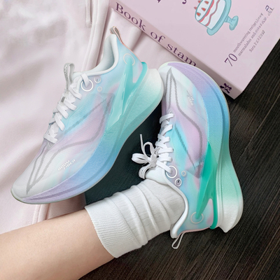 李宁赤兔8PRO轻量高回弹竞速训练跑鞋女鞋2025秋冬新款学生运动鞋