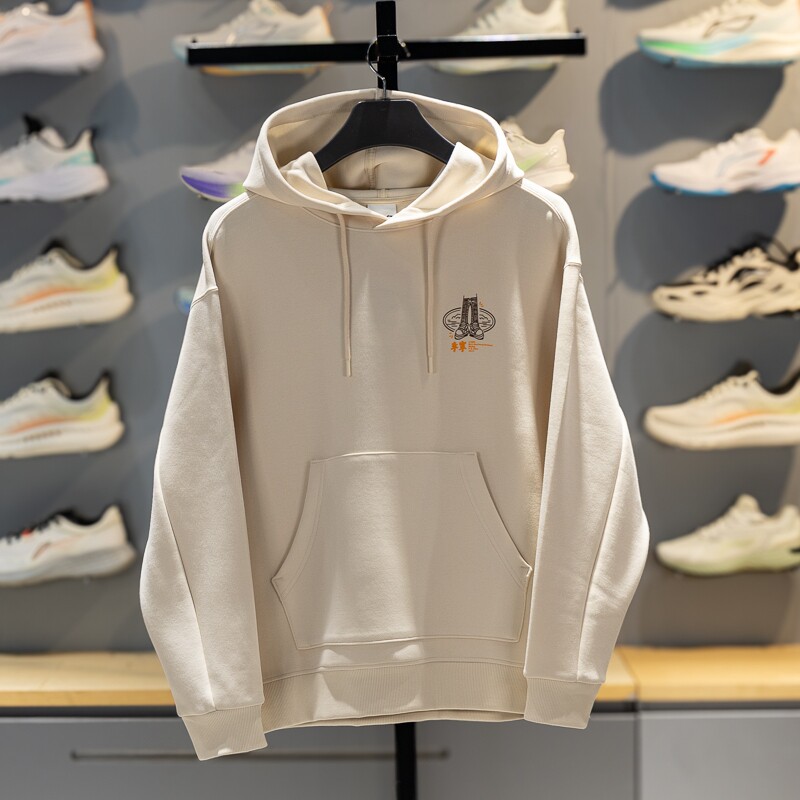 李宁卫衣男款2026春季新款男士运动青少年连帽跑步休闲防风外套男